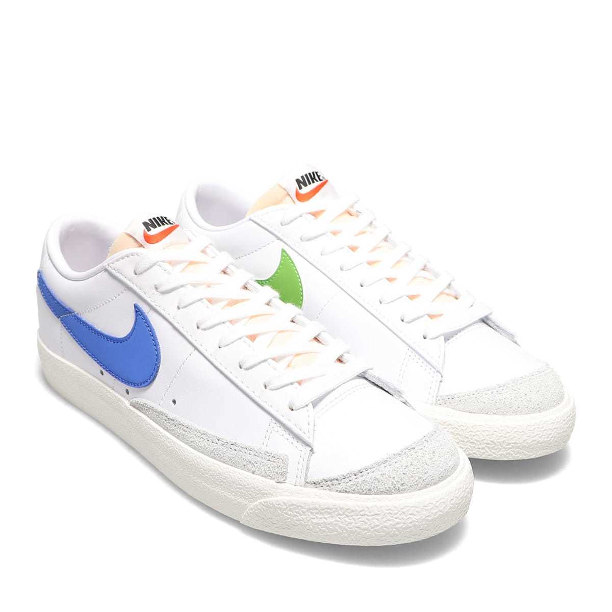 27.5cm ナイキ ブレイザー ロー 77 ヴィンテージ 白/水/黄緑 DA6364-107 BLAZER LOW 77 VNTG 名品 復刻 ビンテージ ブレザー ブレーザー