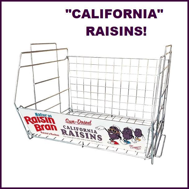 【カリフォルニアレーズン】california/raisins/ワイヤー/ラック/折り畳み式/店舗/什器/収納_画像1