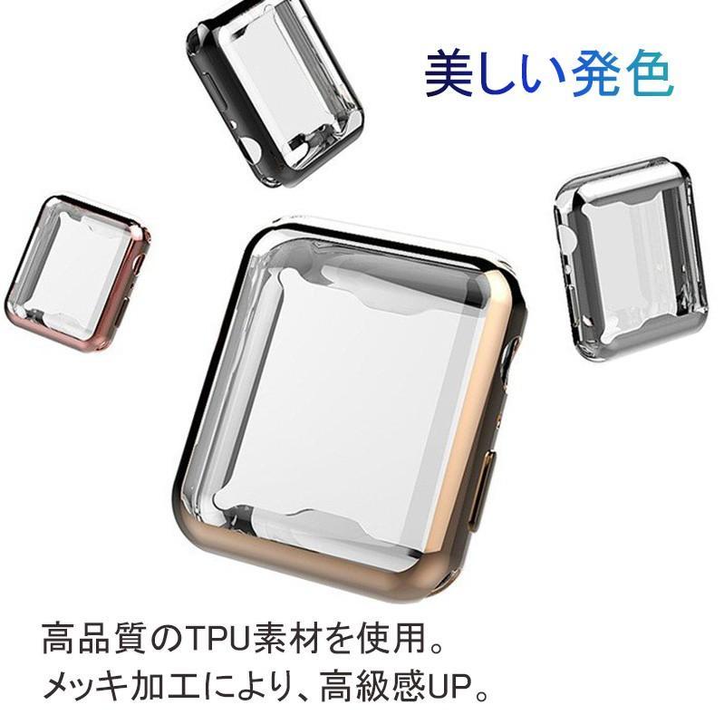 AppleWatch アップルウォッチ Series6 カバー Cover ブラック 44mm TPU Bkack SeriesSE Series5 Series4 ケース 軽量 新品 耐衝撃 全面保護_画像6