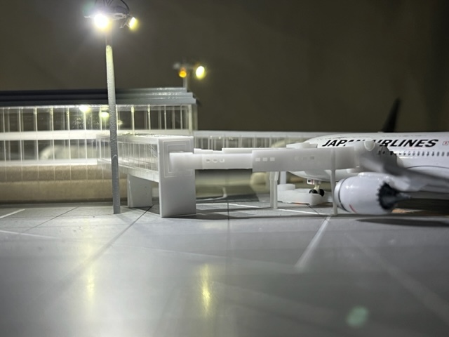  1/400 Delta Groove A380 OK 7機置ける空港ターミナルジオラマケース Herpa等のコレクションに! シリアル1533_画像4