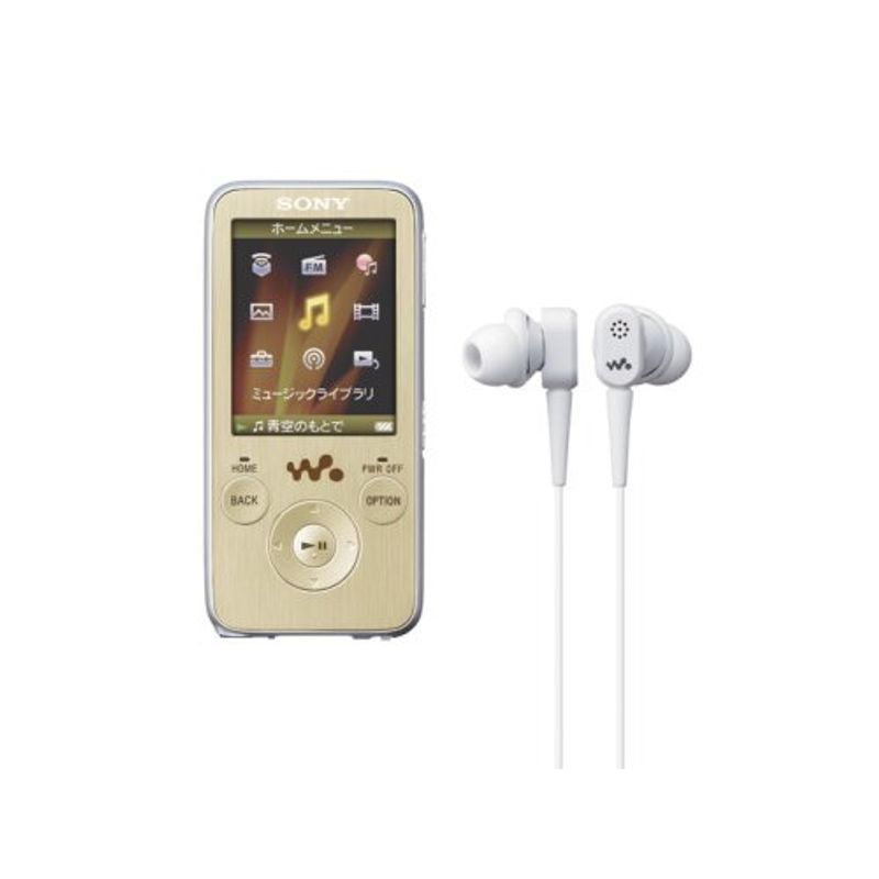 SONY ウォークマン Sシリーズ FM付 NC機能搭載 4GB ゴールド NW-S736F/N_画像1