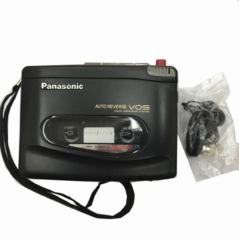 Panasonic ポータブルミニカセットレコーダー RQ-L400-K ブラック