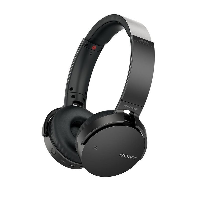 ソニー ワイヤレスヘッドホン 重低音モデル MDR-XB650BT : Bluetooth対応 折りたたみ式 ブラック MDR-XB650B