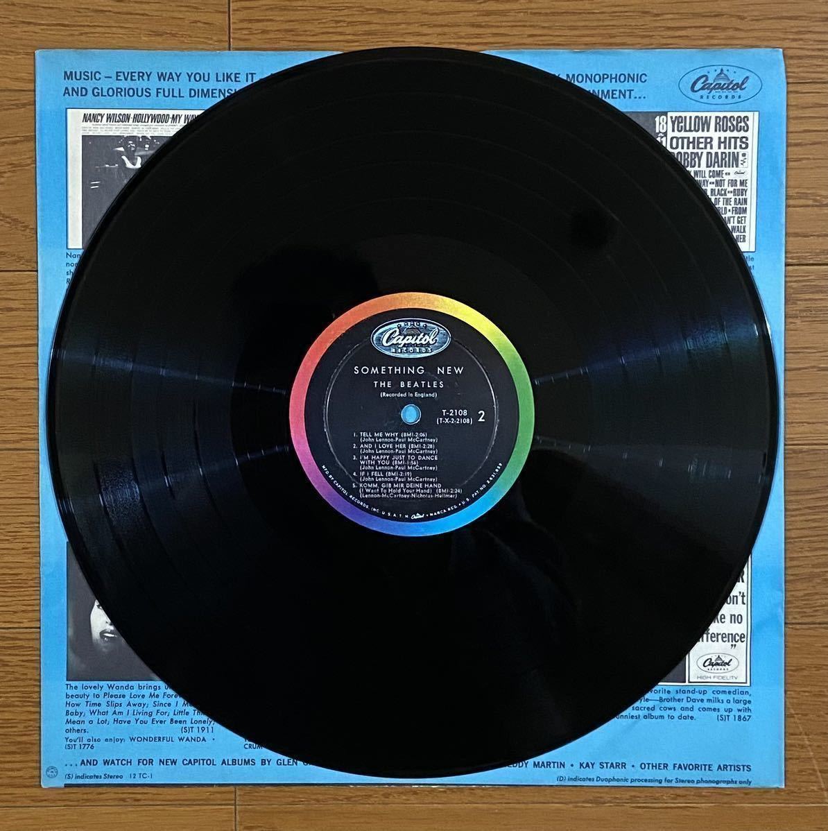 【US盤ORG】The Beatles - Something New / LPレコード T-2108 (Mono盤)_画像7