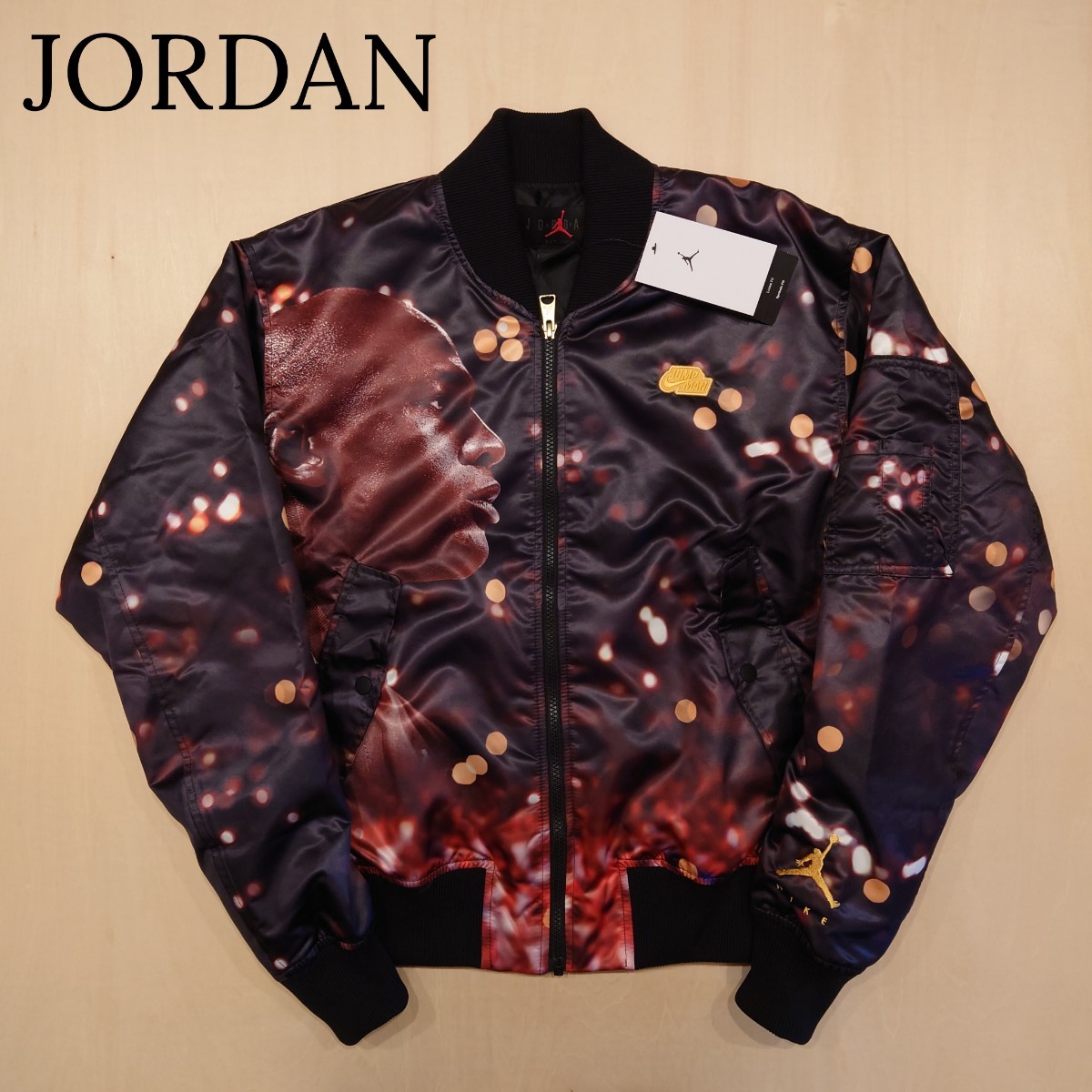 JORDAN MA-1 JACKET ボンバージャケット ブルゾン スタジャン ジョーダン NIKE ナイキ サイズS 未使用新品 2311_画像1