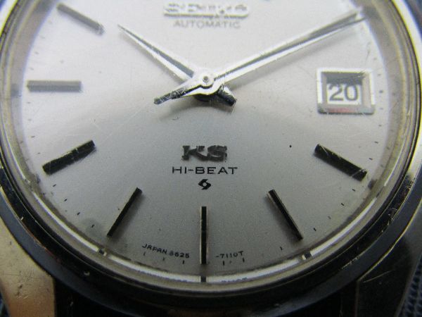 SEIKO男士手錶（052）King Seiko HI-BEAT 5625-7000自動上鍊操作項目 原文:SEIKO メンズ腕時計（052）キングセイコー　HI-BEAT　5625-7000　自動巻　稼動品