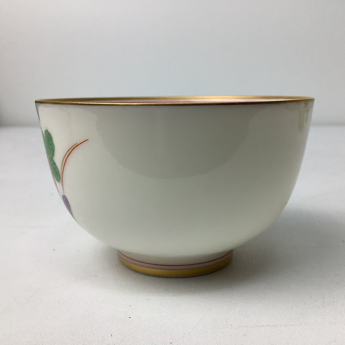 有田焼 香蘭社 金彩 色絵 菊紋 湯呑 茶器 5客セット【Y1186】_画像5