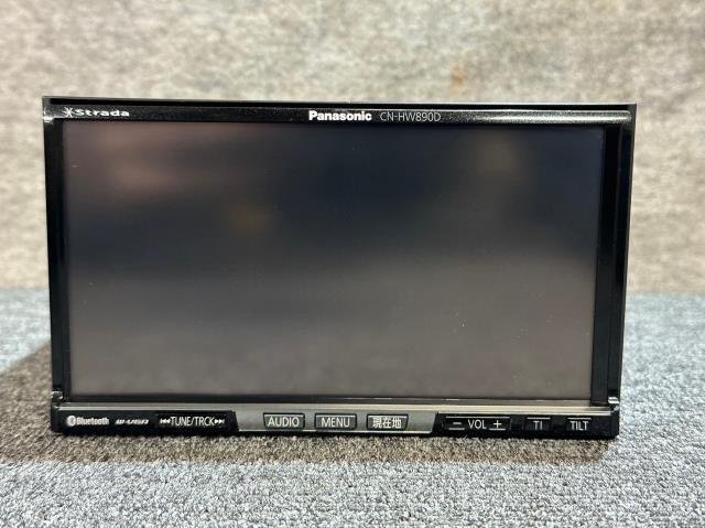 スバル 純正 オプション Panasonic strada CN-HW890D HDDナビ (地デジ/フルセグ/CD/DVD/Bluetooth 動作確認済(OP/パナソニック/ストラーダの画像2