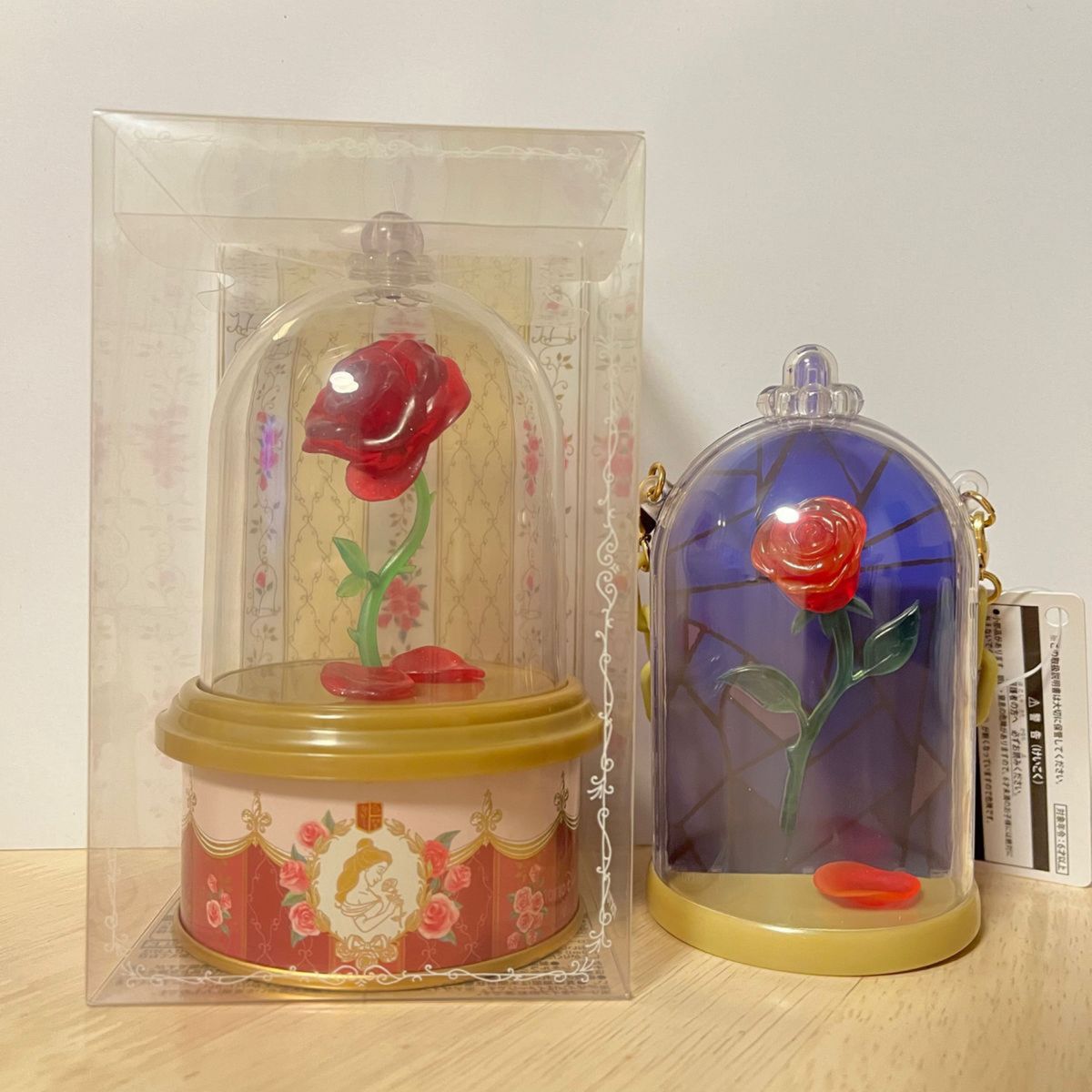 美女と野獣  薔薇  スナックケース  紅茶缶  2個セット　東京ディズニーリゾート  ディズニーランド  TDL   インテリア