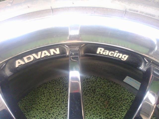 中古　アルミ ホイール ADVAN Racing　18インチ 8J 5穴　PCD 100　+47　86　BRZ　スバル　プリウス　アドバン_画像6