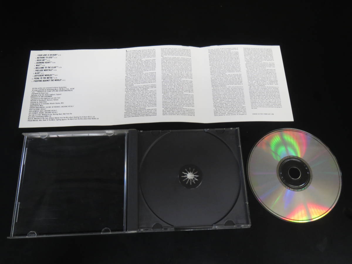 Vandenberg - Best of Vandenberg 輸入盤CD（アメリカ 7 90928-2, 1988）