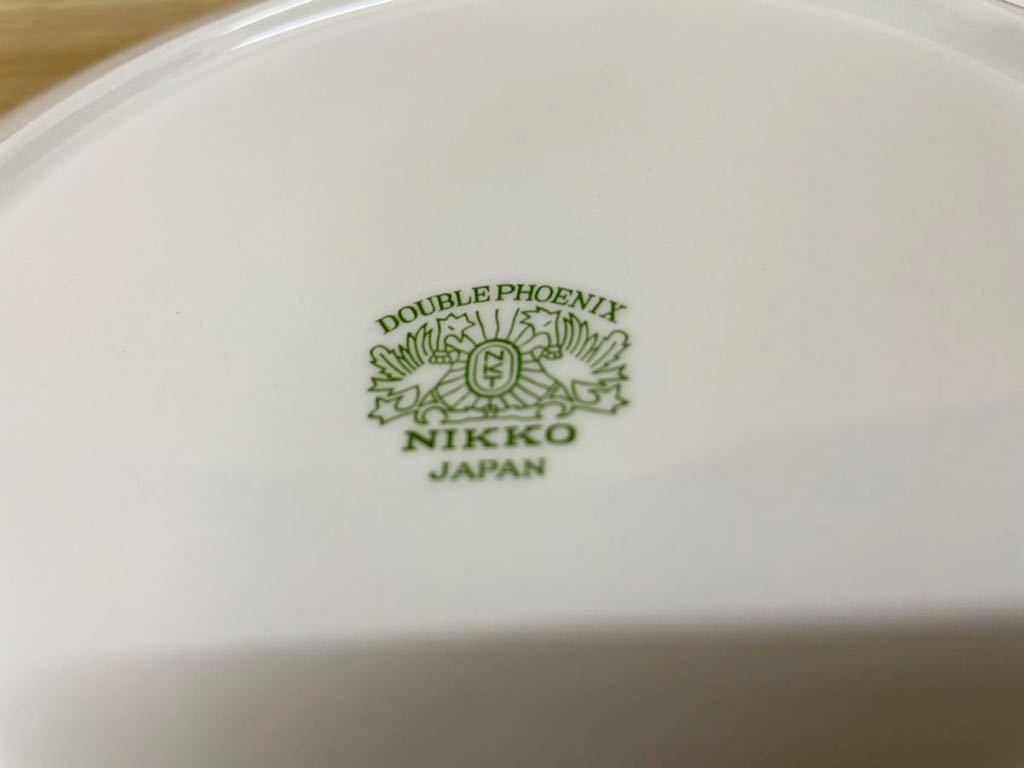 ◆新品◆NIKKO/染付葡萄/プレート/4枚組◆ミート皿/レストラン/カフェ/レトロ◆未使用/当店在庫品/訳有り値下げ/商品説明をご覧下さい◆_画像6