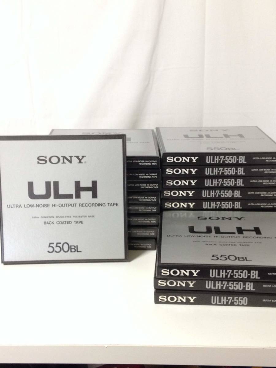 原文:22BAL　オープンリールテープ　SONY/ソニー　ULH-7-550-BL　２０本　中古品