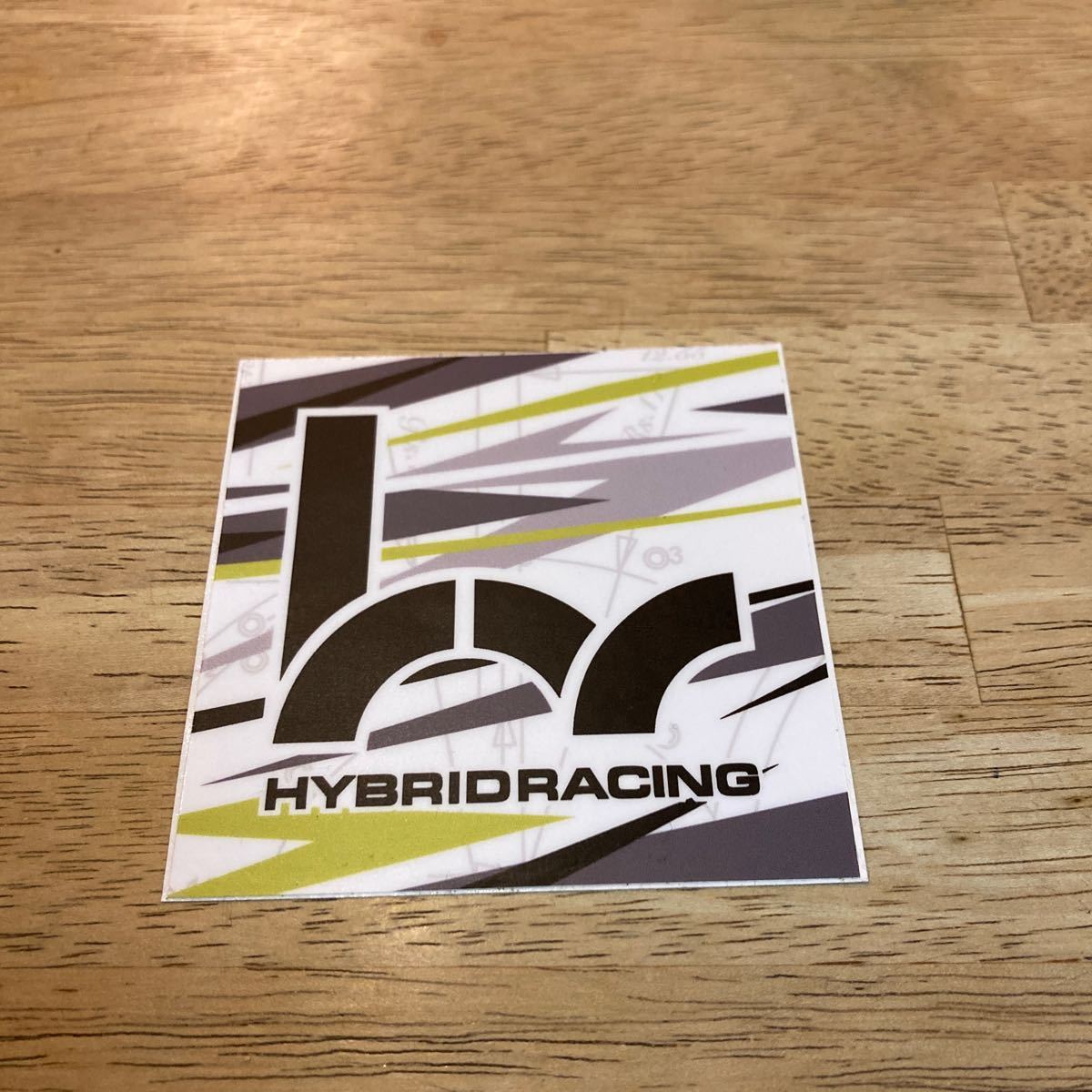 ハイブリッドレーシング　HYBRID RACING シフトノブ　ブルー USDM ホンダ　ネジピッチM10×1.5 _付属品のステッカーです。