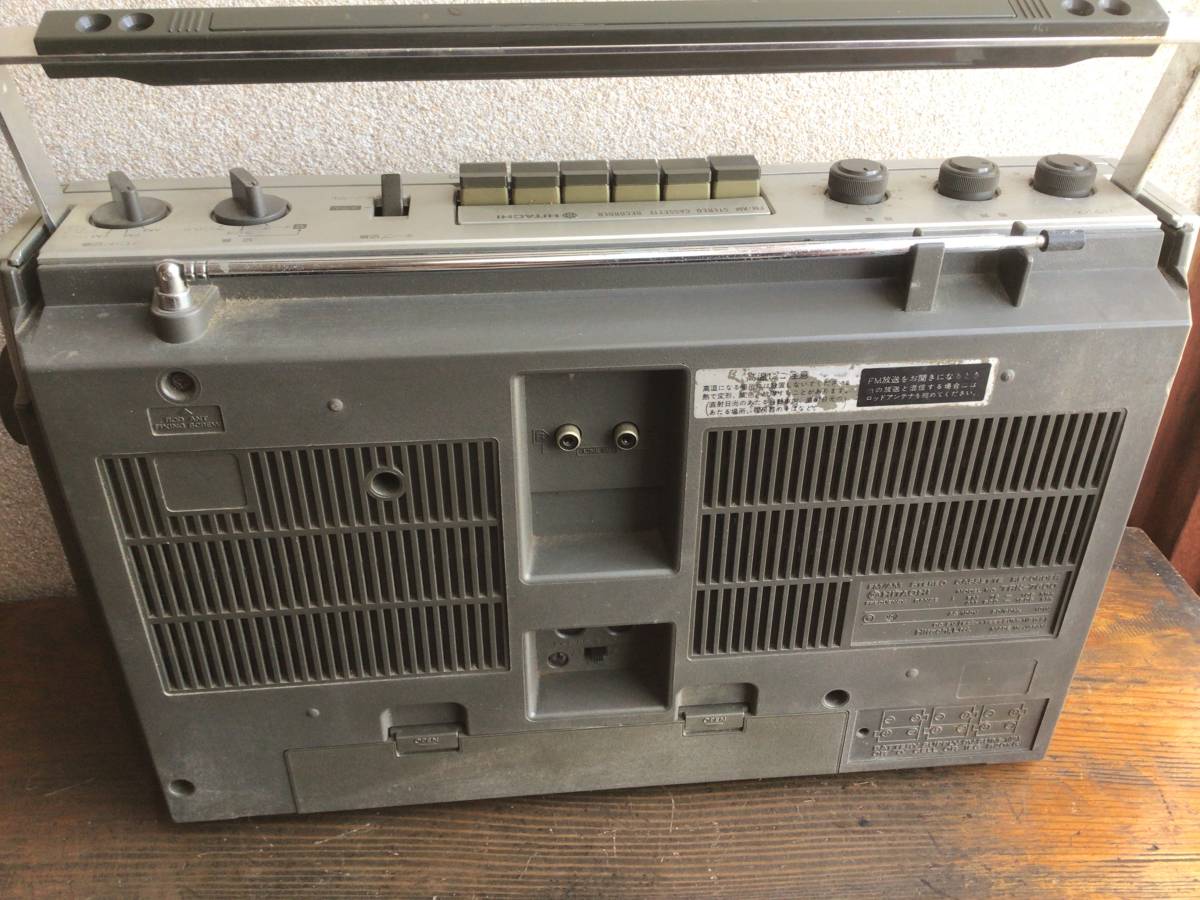 日立　ラジカセ　TRK-7600 ラジオ　カセットレコーダー_画像4