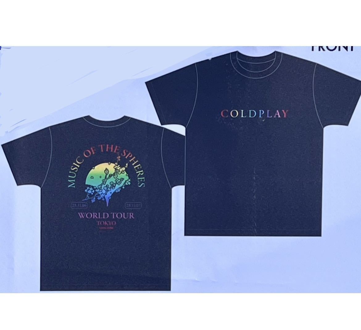 COLDPLAY WORLD TOUR 東京ドーム公演限定Tシャツ(XL) TOKYO DOME EVENT