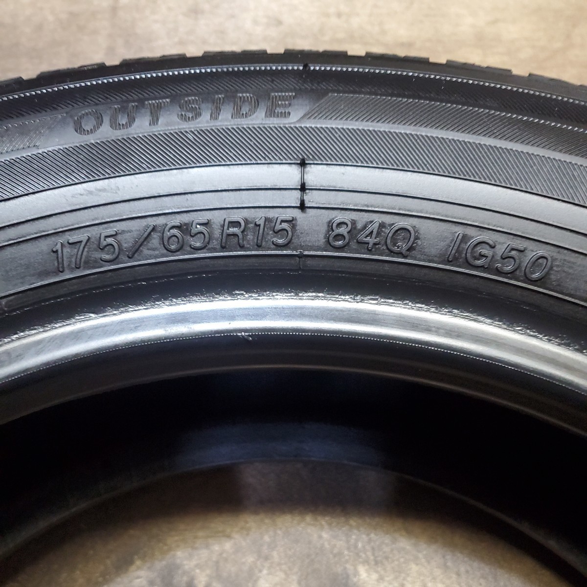 【完全売り切り】YOKOHAMA ヨコハマ ice GUARD アイスガード ig50 175/65R15 84Q 20年製 スタッドレスタイヤ4本 残溝6.8ミリ N12_画像8