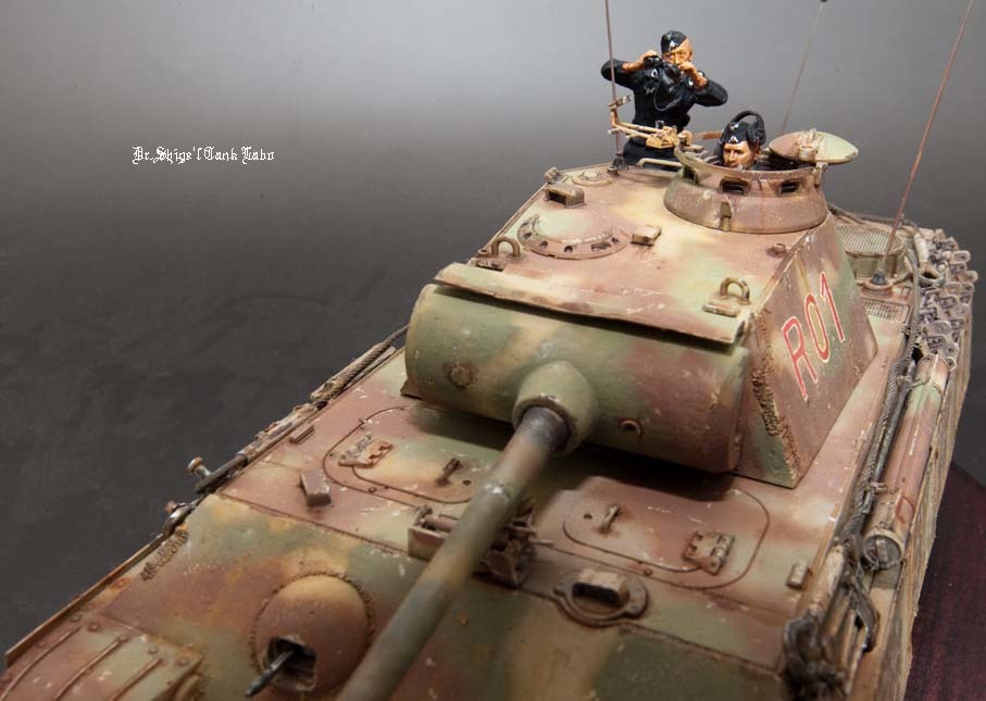 ●1/35德國Panter G型Hermann Gering Division命令坦克完成項目●    原文:●1/35 ドイツ　パンターG型 ヘルマンゲーリング師団指揮戦車　完成品●