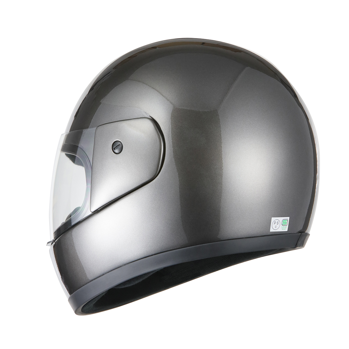 ヘルメット フルフェイス ガンメタ 新品 SG・PSCマーク取得 全排気量対応 バイクパーツセンター_画像4