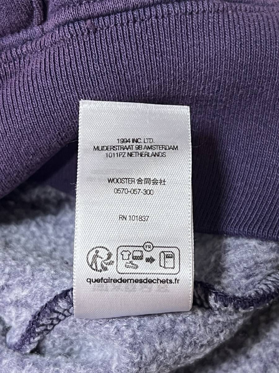 【新品】Supreme シュプリーム【Overdyed S Logo Hooded Sweatshirt】23SS オーバーダイ プルオーバー パーカーMサイズパープル_画像9