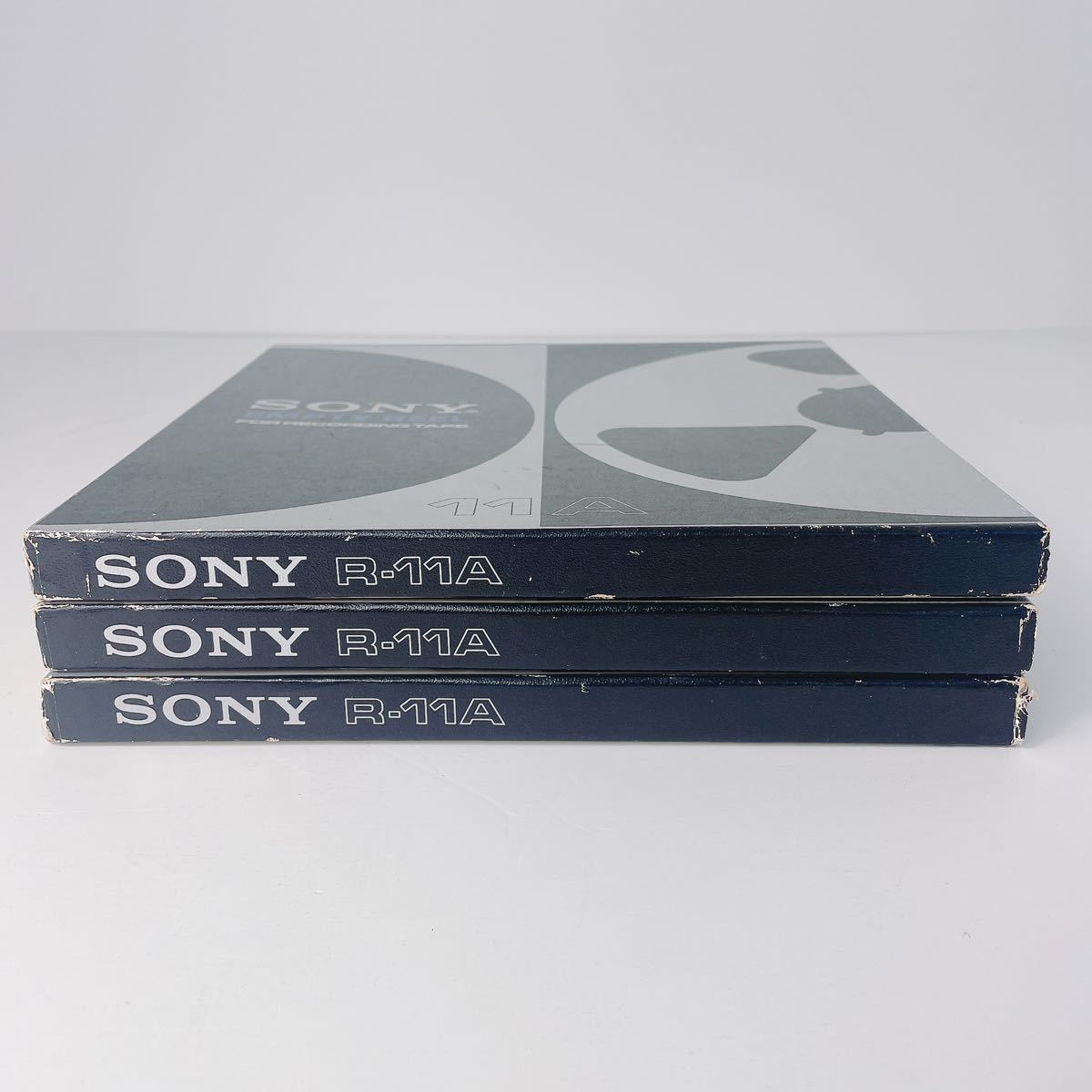 中古 使用済み SONY オープンリールテープ R-11A ×3 10号 メタルテープ ソニー_画像3