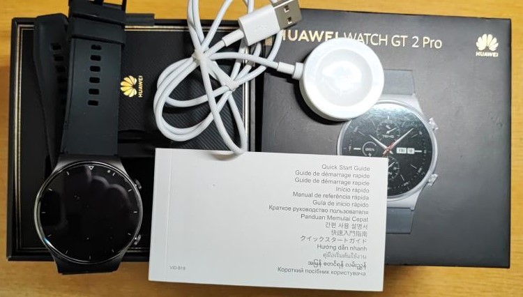 HUAWEI(ファーウェイ) Watch GT2 Pro 46mm スマートウォッチ 2週間長時間バッテリー ワイヤレス充電 血中酸素レベル測定 チタン素材 Ni_画像2