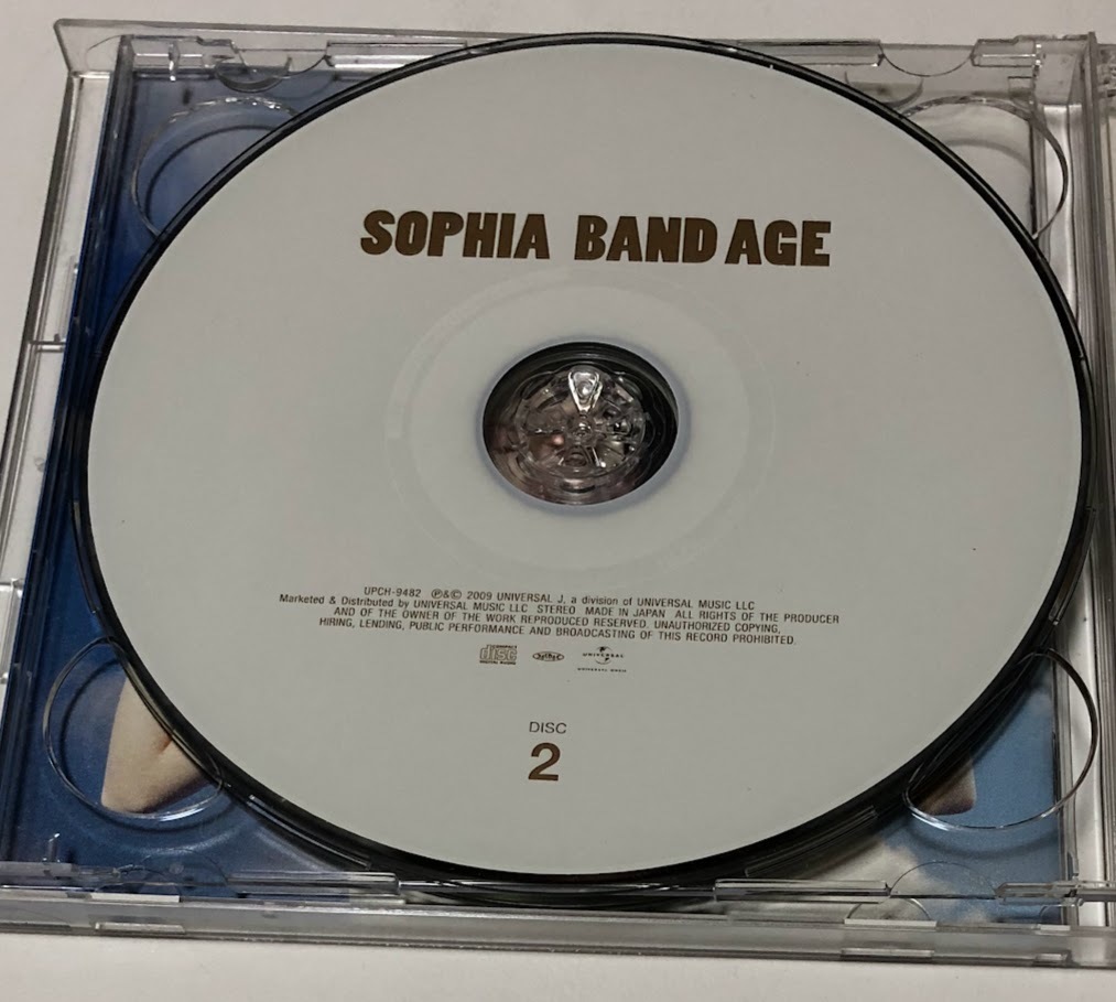 SOPHIA ソフィア CD 2枚組 アルバム BAND AGE 初回限定盤 ※ジャケット痛みあり※_画像3