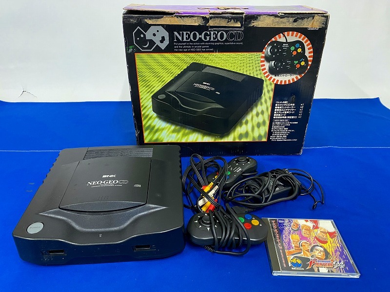 NEOGEO-CD 本体＋ザ・キングオブファイターズ'94 ※動作未確認 現状渡し ジャンク品※(3908)_画像1