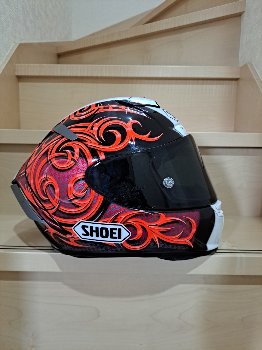 ショウエイヘルメットSHOEI X-fourteen X-14 加賀山kagayamaカガヤマ XLサイズ_画像3