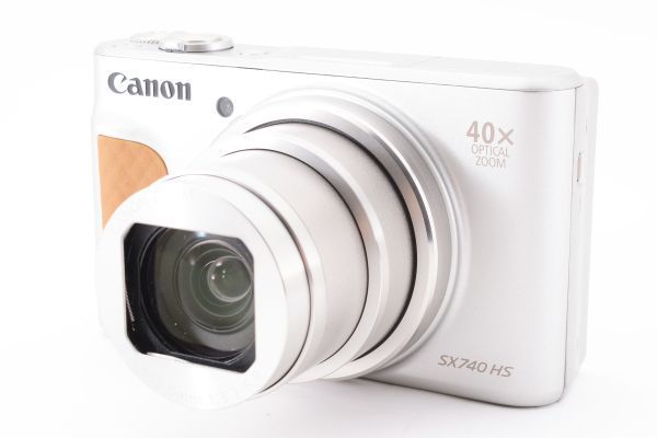 ほぼ新品★Canon キャノン PowerShot SX740 HS シルバー 光学40倍ズーム/4K動画/Wi-Fi対応 コンパクトデジタルカメラ★元箱付き_画像2