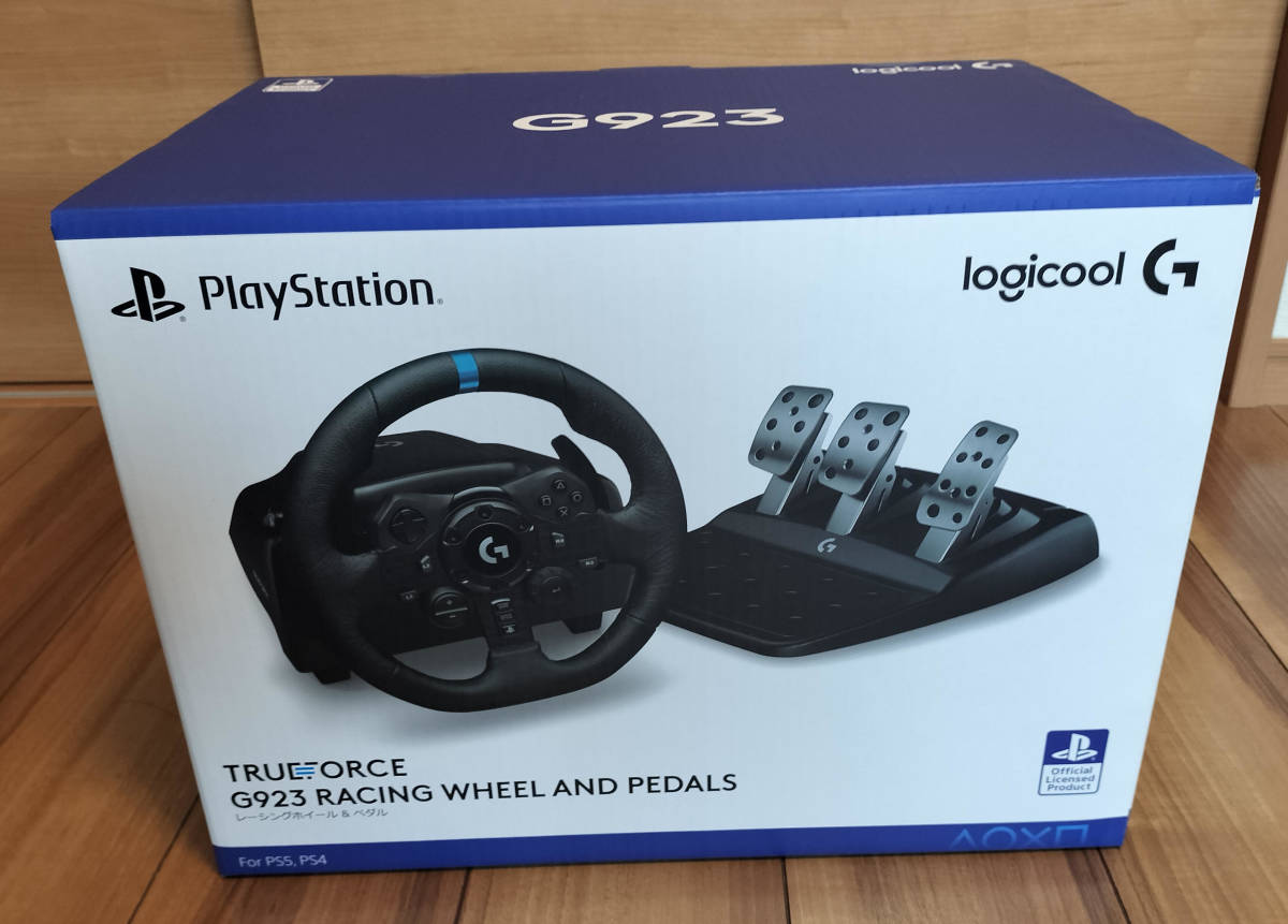 【一部未使用新品・送料無料】Logicool G923 PS5 PS4 ハンドル コントローラーシフターセット ロジクール グランツーリスモ G29 LPST-14900_画像8