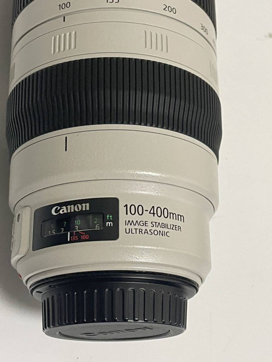 C01112 Canon キャノン ZOOM LENS EF 100-400mm 1:4.5-5.6 L IS ll USM レンズ 白 カメラ_画像6