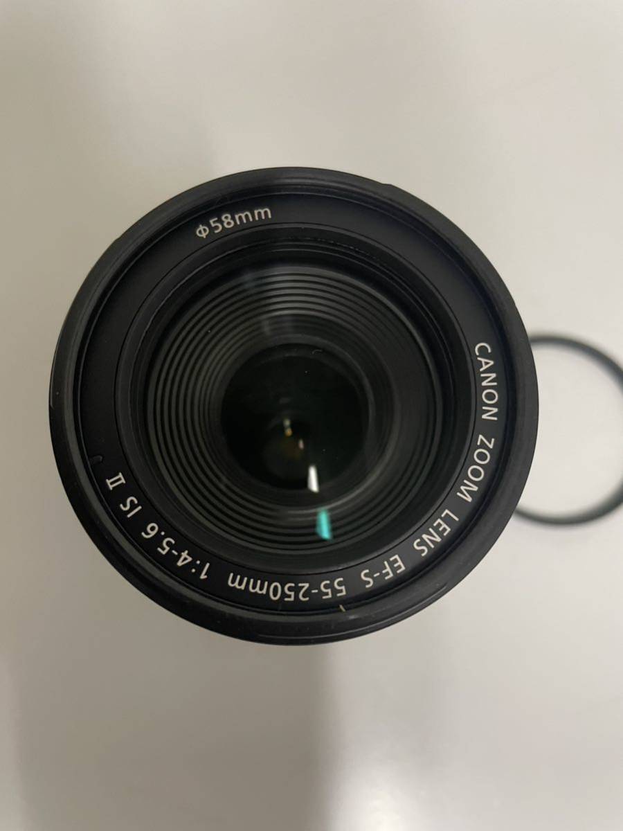 C01117 Canon キャノン ZOOM LENS EF-S 55-250mm 1:4-5.6 IS ll レンズ IMAGE STABILIZER MACRO_画像4