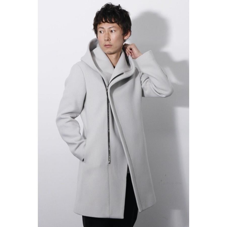 junhashimoto WRAP COAT ラップコート ライトグレー　定価110,000円_画像7