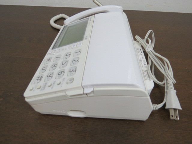 パナソニック　パーソナルファクス(FAX) KX-PD601DL 子機なし　通電確認のみ　取扱説明書付　ユーズド品_画像8