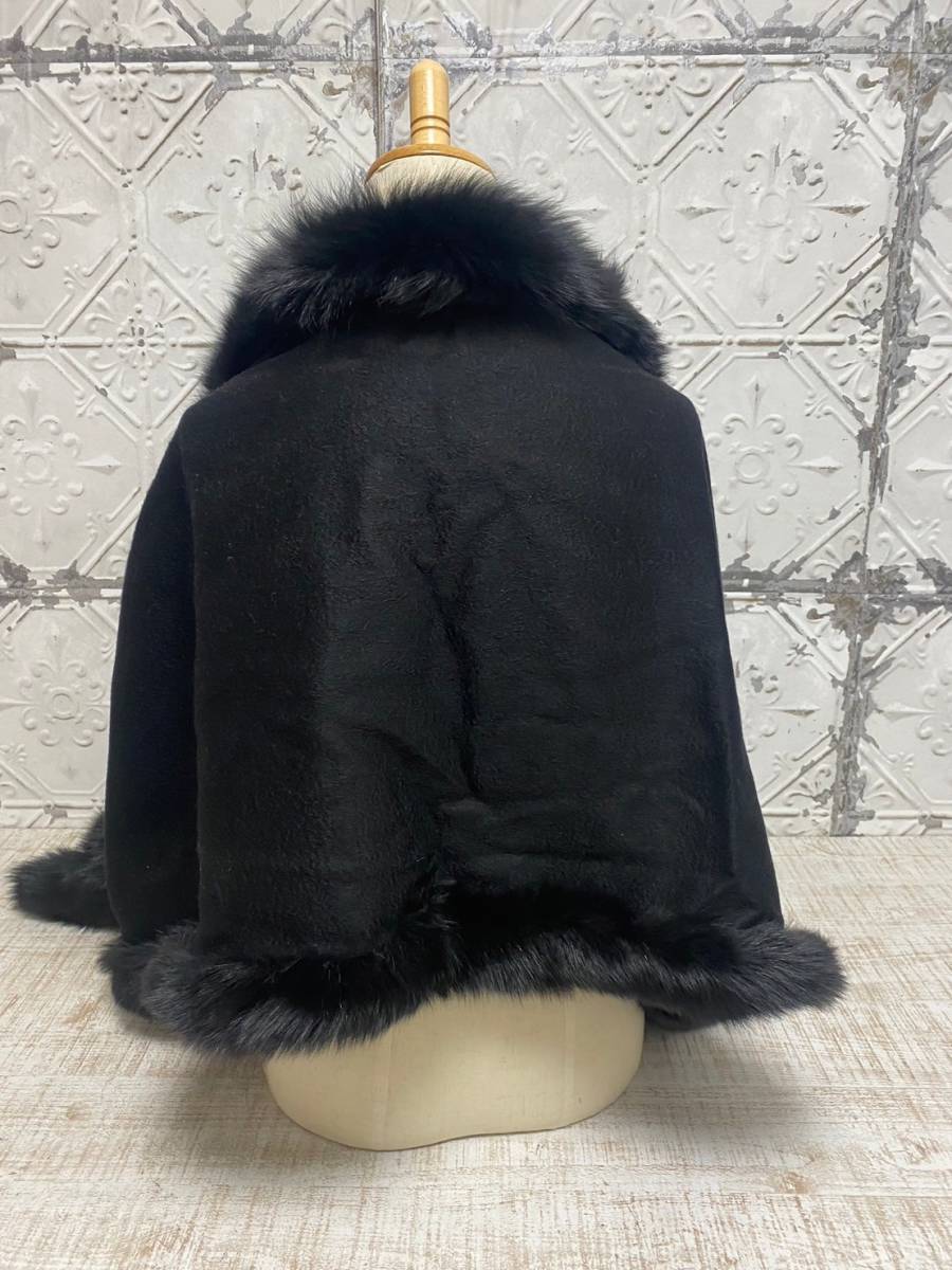 ★a-210　ミラ・ショーン mila schon furs ストール ショール レディース イタリア製 カシミア100％ 箱入り_画像7