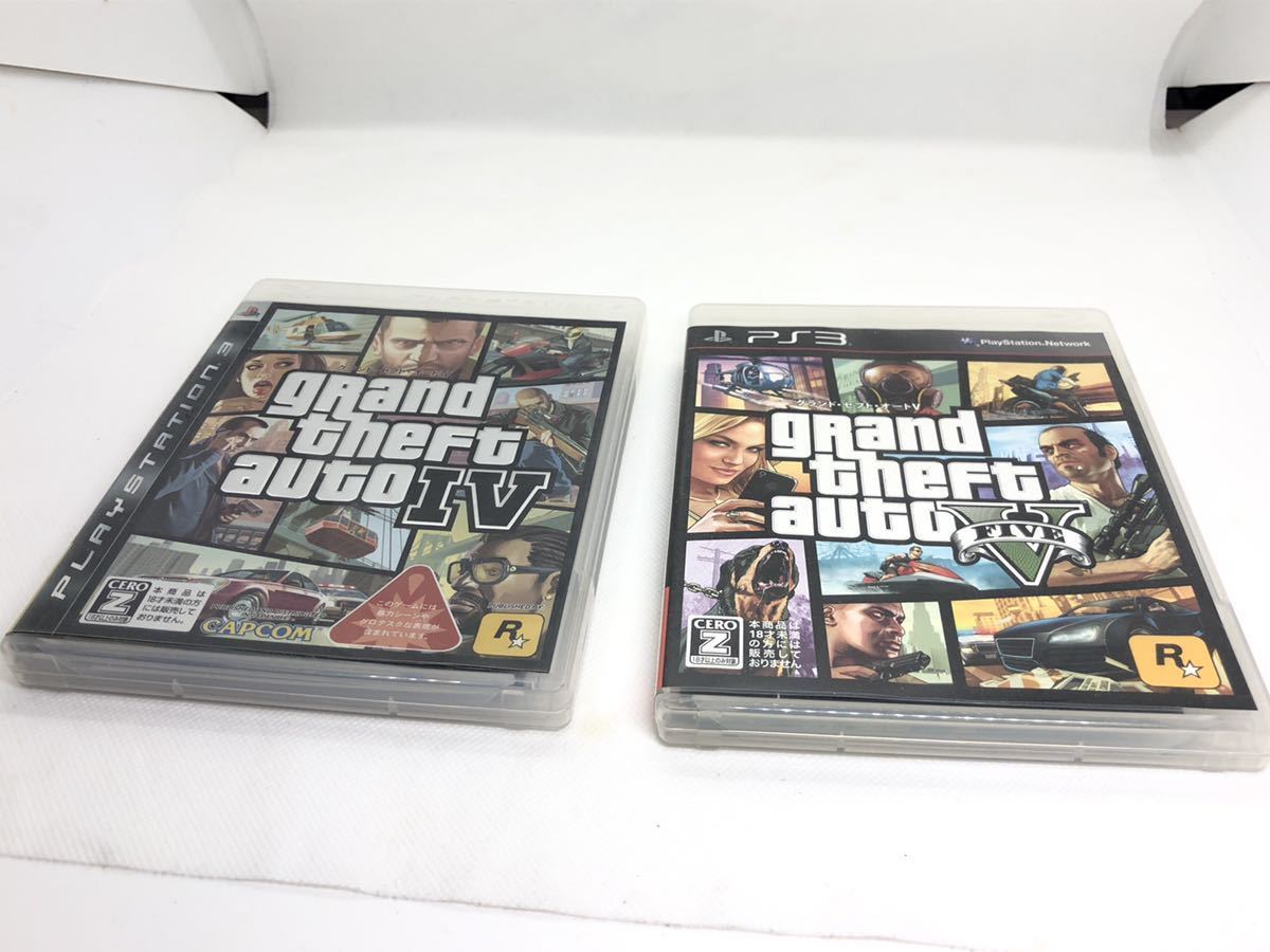 ⑦ PS3 グランドセフトオート 2作品 GTA4 GTA5アクション