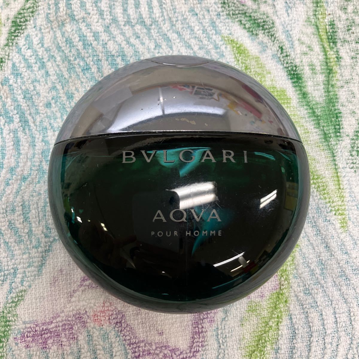 【BVLGARI プールオム アクア】オードトワレ 香水 ブルガリ 中古品【B6-3③】1117_画像1