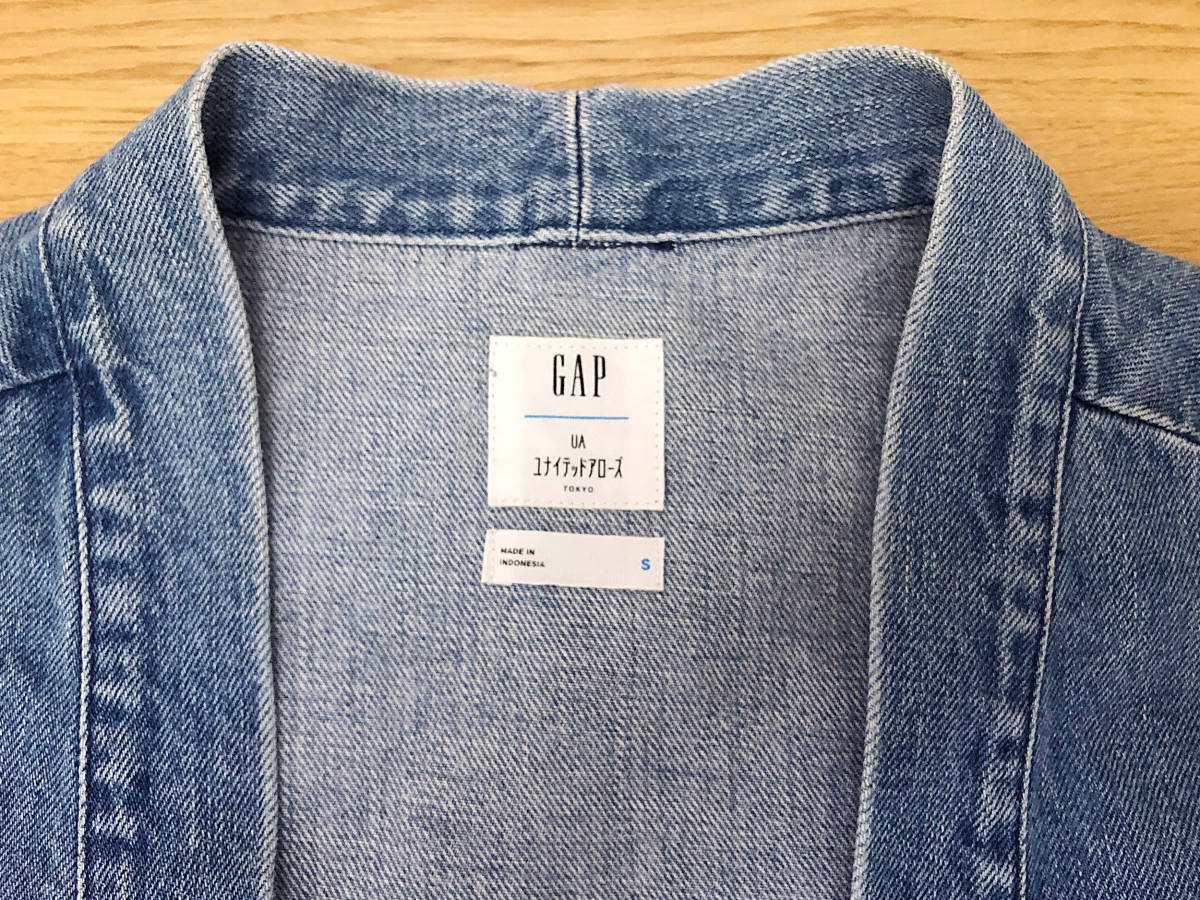 【美品】GAP × ユナイテッドアローズ コラボ デニムジャケット S_画像4