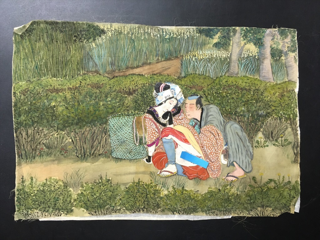 肉筆 春画【絹本 4葉】検 春本 春画 遊郭 遊女 浮世絵 江戸 明治 肉筆 春画【絹本 4葉】検 春本 春画 遊郭 遊女 浮世絵 江戸 明治