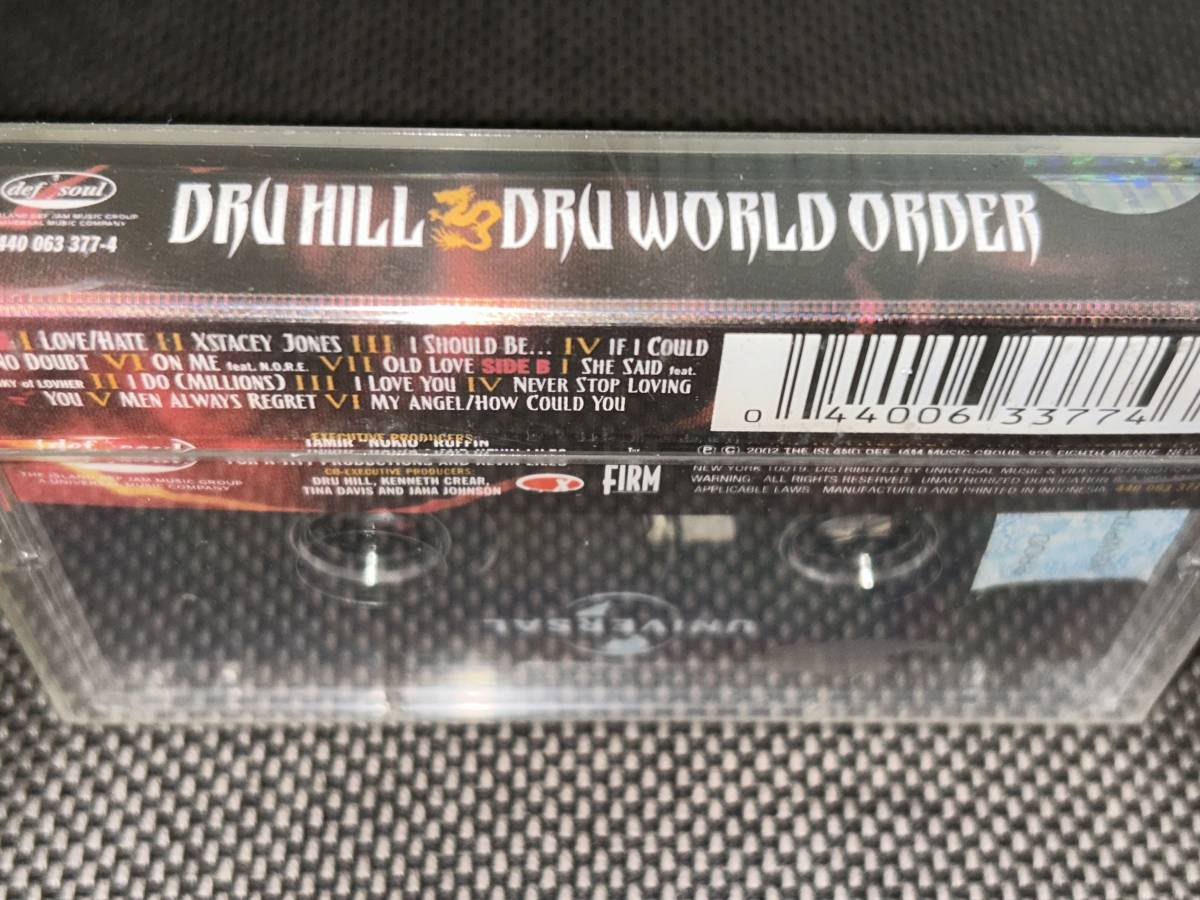 Dru Hill / Dru World Order 輸入カセットテープ未開封_画像3