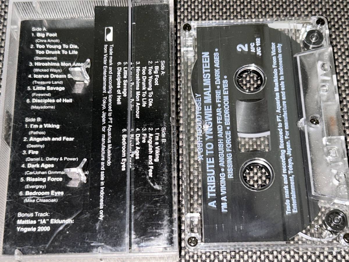 A Guitar Odyssey - A Tribute To Yngwie Malmsteen 輸入カセットテープ_画像2