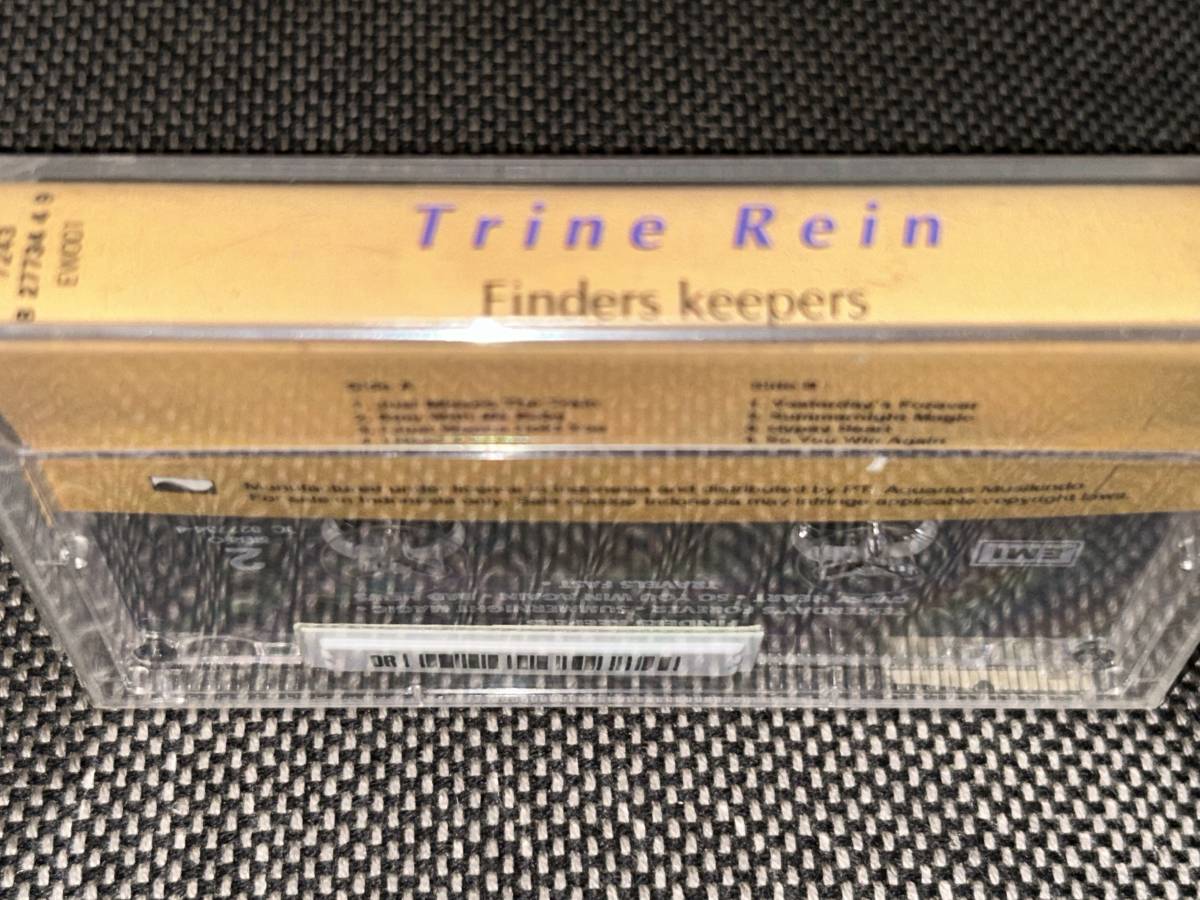 Trine Rein / Finders Keepers 輸入カセットテープ未開封_画像3