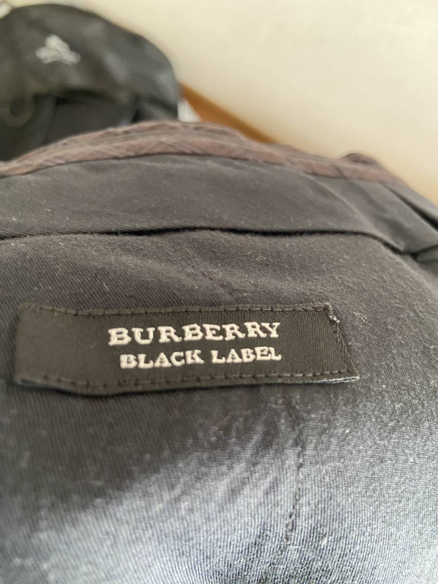 BURBERRY BLACK LABEL Burberry Black Label 40L мужской костюм super 100 прекрасный товар Гиндза магазин покупка произведена чистка 