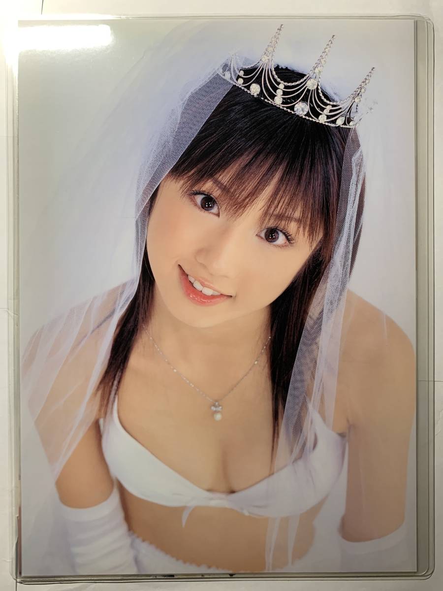 【厚手ラミネート加工】小倉優子　水着　A4変サイズ　雑誌切り抜き ９ページ スコラ２００５年NO.483【グラビア】-C17_画像4