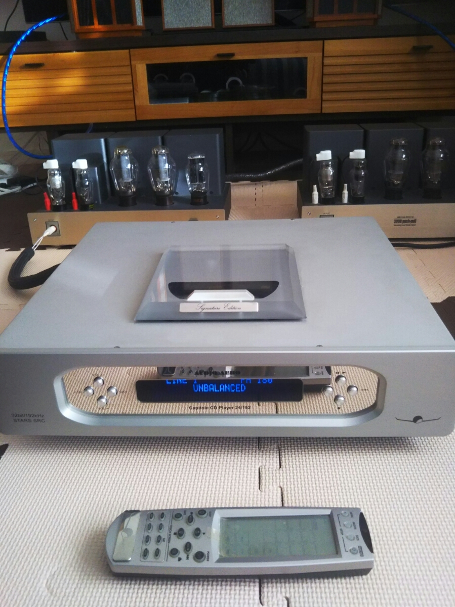     原文:ハイエンド　Audio Aero Capitole CD Player 24/192 MK2 Signature Edition オーディオエアロ　真空管プリ内蔵