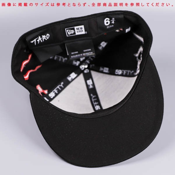 59FIFTY Taro Okamoto 岡本太郎 明日の神話 ブラック マルチ NEWERA ニューエラ 帽子 キャップG2991_画像6