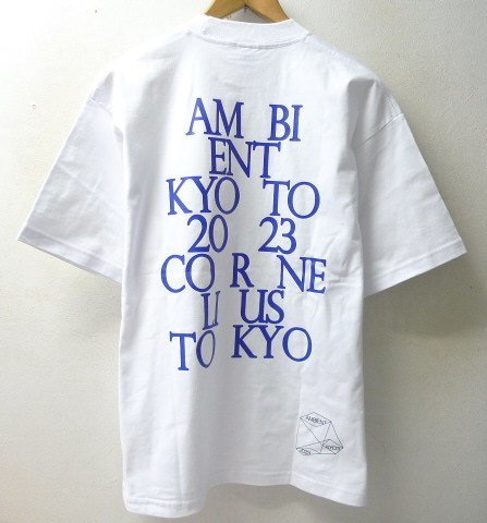 ◆CORNELIUS コーネリアス 2023 未使用 AMBIENT KYOTO 限定Tシャツ 白 サイズL_画像1