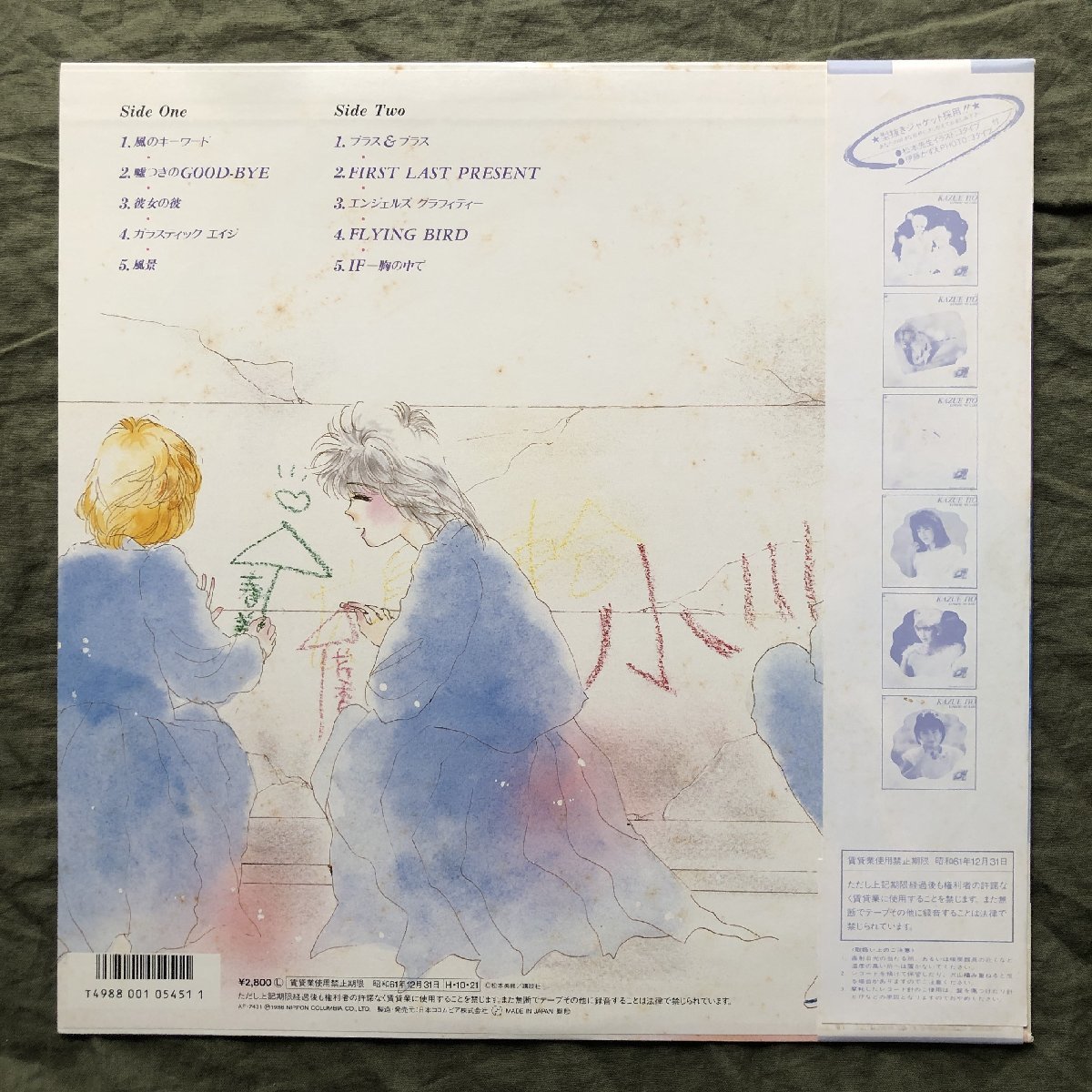 傷なし美盤 激レア 1986年 伊藤かずえ Kazue Itoh LPレコード 傷なし美盤 激レア 1986年 伊藤かずえ Kazue Itoh LPレコード