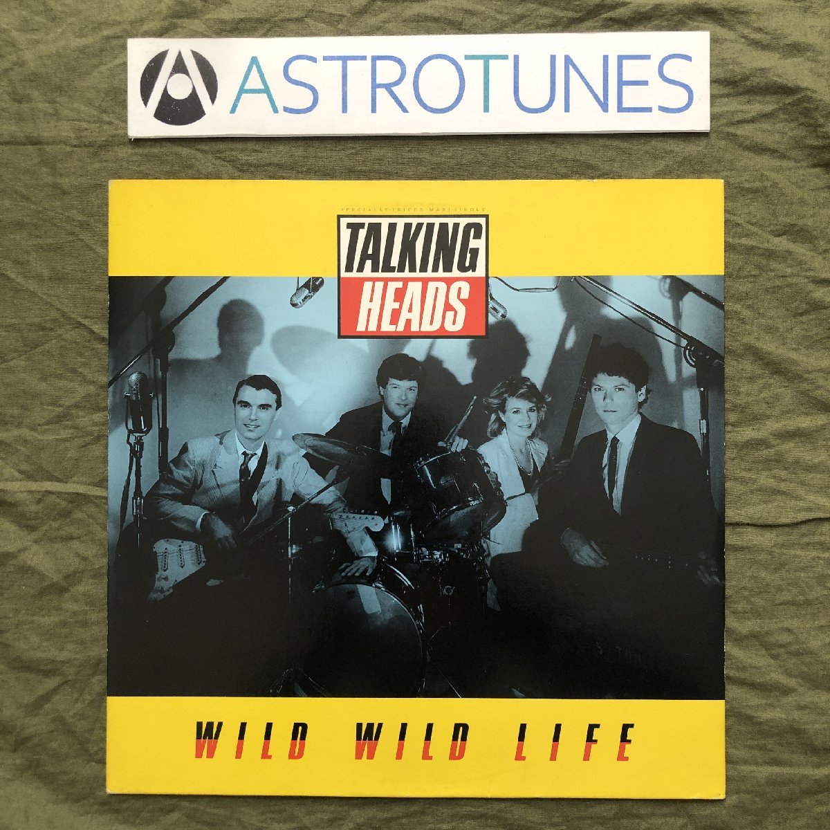 美盤 良ジャケ レア盤 1986年 米国 本国盤 オリジナルリリース盤 トーキング・ヘッズ Talking Heads 12''EPレコード Wild Wild Life_画像1